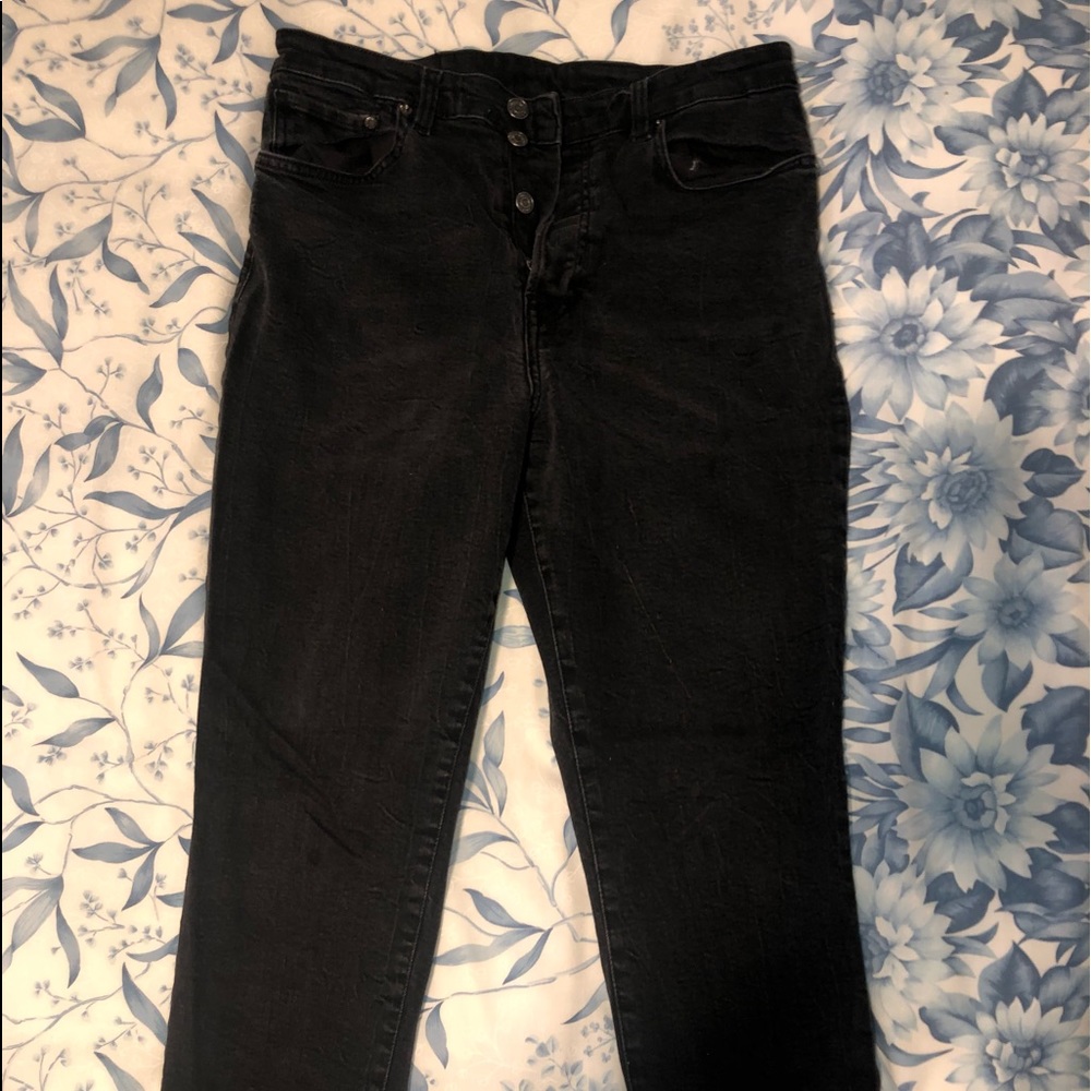 Black Mom Jeans